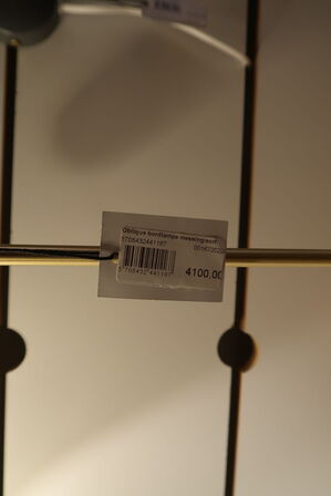 Bordlampe CPH LIGHTING Oblique Messing/sort