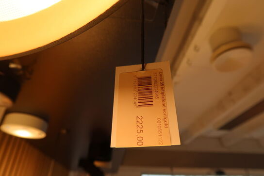 Plafond LOOM Lucia 35 Sort/Guld