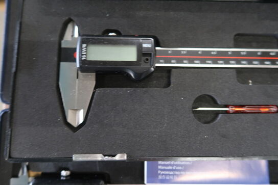 3 stk. skydelære MAHR & MITUTOYO