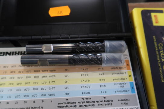 Diverse bor, bits, knivblade, m.v.