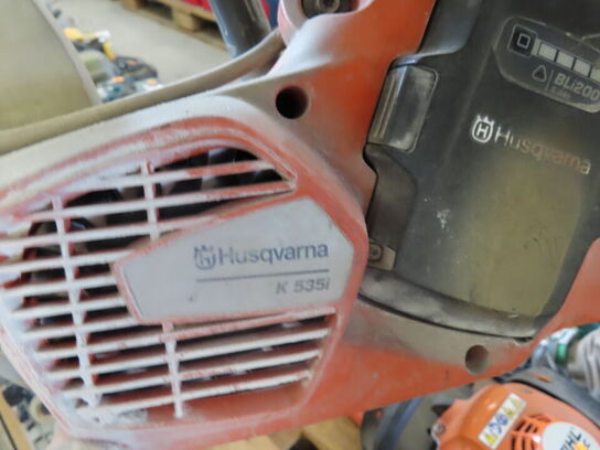 Kapsav, Batteri og Oplader, HUSQVARNA K535i