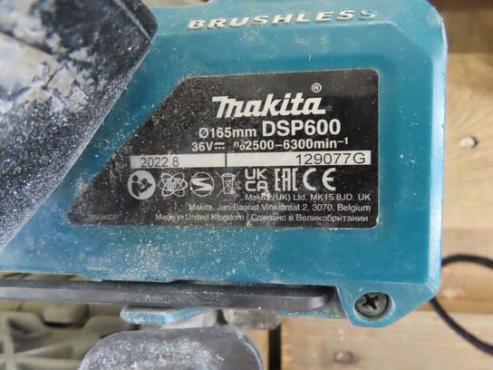 Dyksav, et stk batteri og skinne i taske - MAKITA DSP600