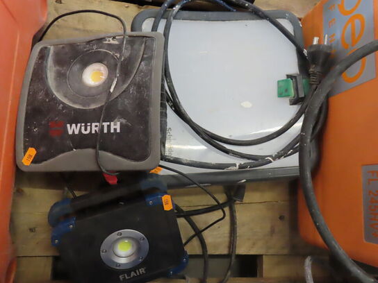 4 stk arbejdslamper