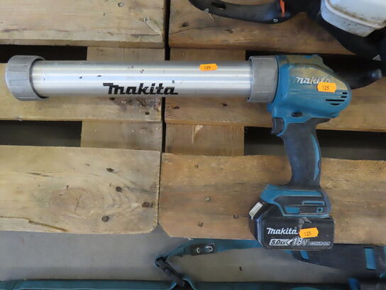Fugepistol og Batteri - MAKITA DCG180