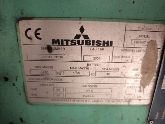 El-truck MITSUBISHI FB16NT-4