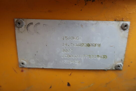 Minigraver JCB - Årgang 2007