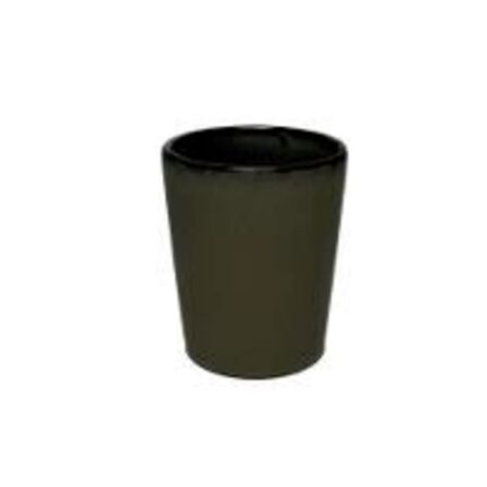 24 stk. Multiskål/krus stentøj kaki 20 cl Rustik