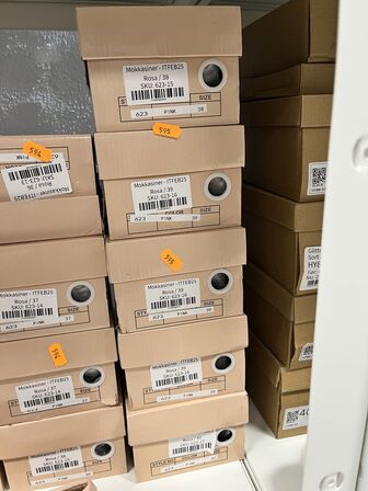 5 ks. Damesko i blandet størrelser