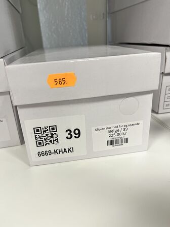 Damesko Slip on str. 39