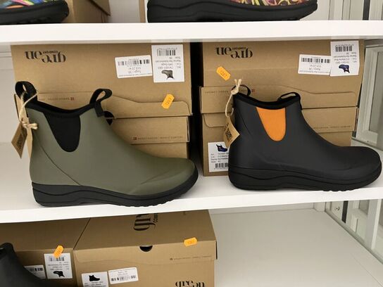 7 par damesko i blandet størrelser GREEN COMFORT RAIN RUBBERBOOT 