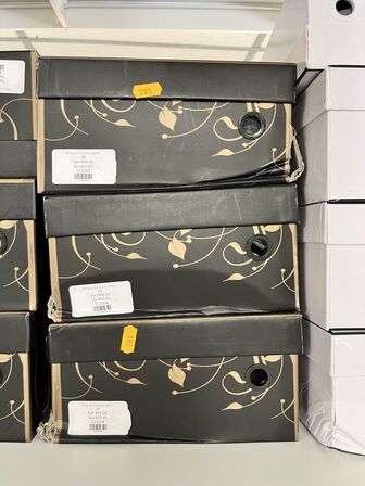 3 par støvler i blandet størrelser