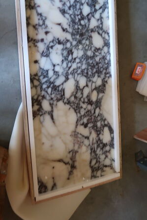 Marmorplade (knækket på midten) AUDO COPENHAGEN