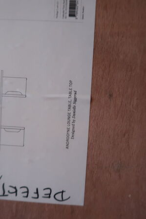 Marmorplade (knækket på midten) AUDO COPENHAGEN