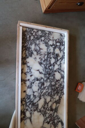 Marmorplade (knækket på midten) AUDO COPENHAGEN