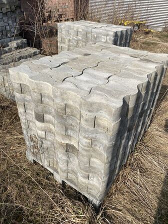 Stort parti belægningssten