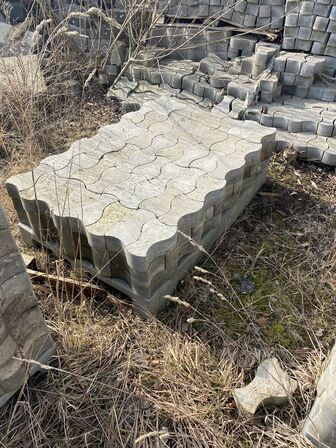 Stort parti belægningssten