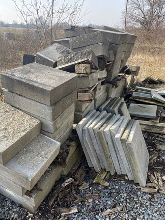 Stort parti fliser, assorterede