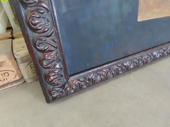 Stort Maleri i ramme (Stilleben)