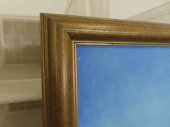 Stort Maleri i ramme (Barok/Rokoko stil)