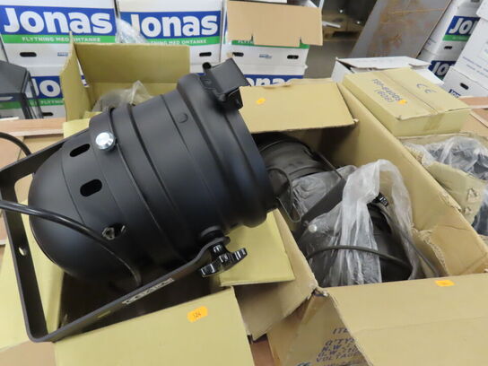 6 stk lamper uden pære (nye i kasser)