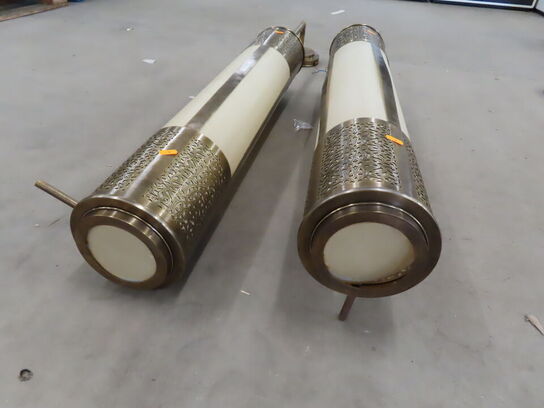 2 stk. Store Marokkamske Væglamper i messing