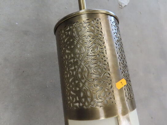 Stor Marokkamsk Væglampe i messing