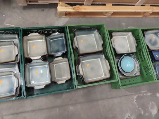 6 Kasser med blandede fade