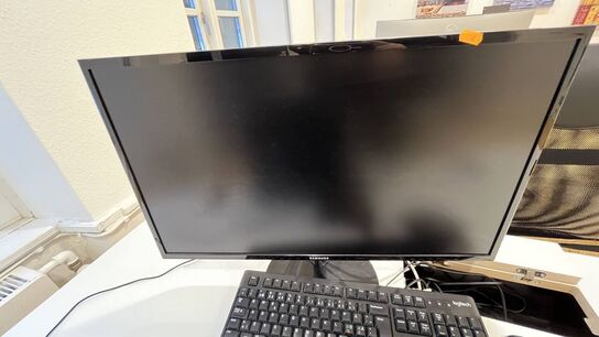 Skærm SAMSUNG 27", LENOVO ThinkPad USB-C DockDiv.  Mus & Tastatur LOGITECH