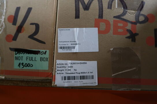 Indhold i 2 fag lagerreoler