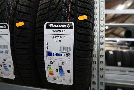 2 stk. dæk BARUM 205/55R16 91H