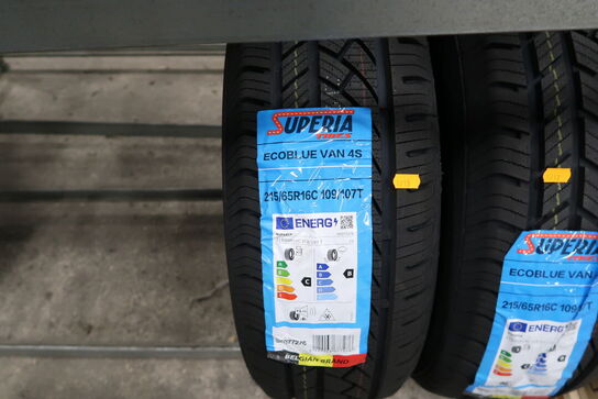 2 stk. dæk SUPERIA 215/65R16 109/107T