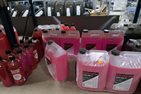 Indhold i 1 fag lagerreol 