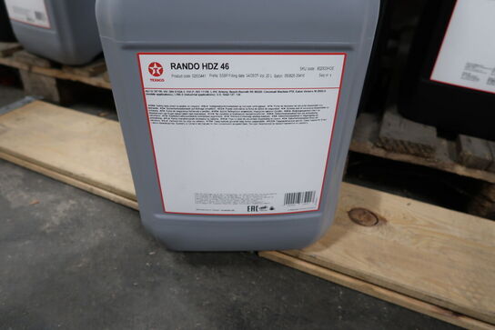 20 liter hydraulikolie TEXACO Rando HDZ 46