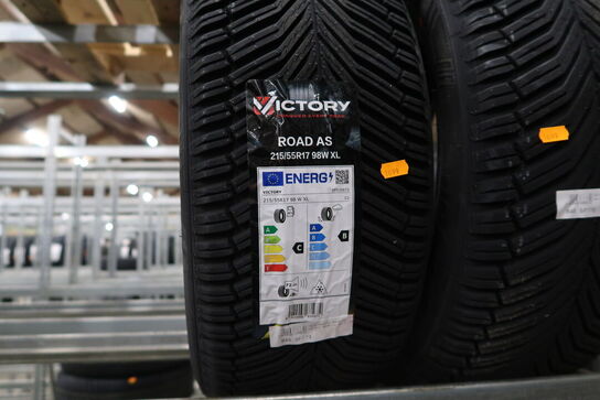 2 stk. dæk VICTORY 215/55R17 98W XL