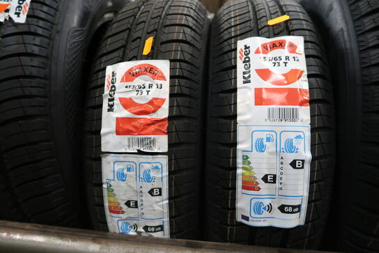 5 stk. dæk KLEBER 155/65R13 73T