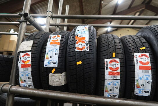 5 stk. dæk KLEBER 155/65R13 73T