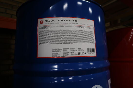 208 liter motorolie TEXACO Delo Gold Ultra 15W-40
