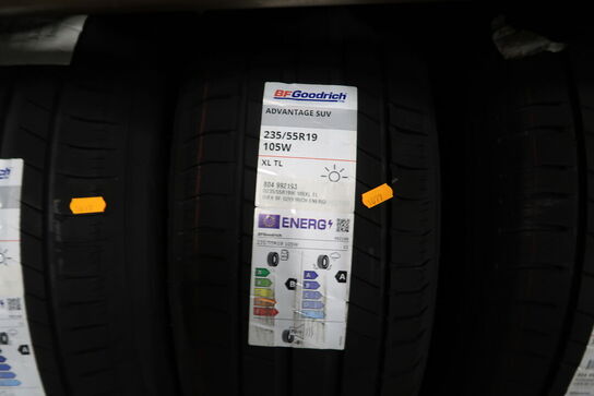4 stk. dæk BFGOODRICH 235/55R19 105W