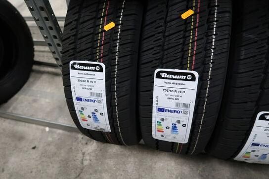 6 stk. dæk BARUM 205/65R16 C 107/105T
