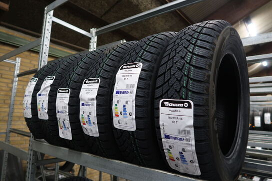 6 stk. dæk BARUM 165/70R14 81T