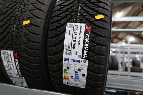 3 stk. dæk YOKOHAMA 205/55R16 94V