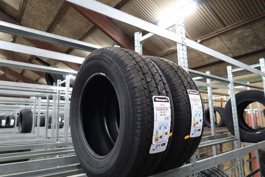 2 stk. dæk BARUM 215/65R15C 104/102T