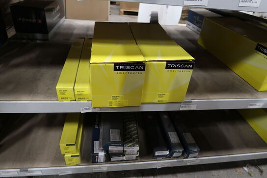 Indhold i 3 fag lagerreol 