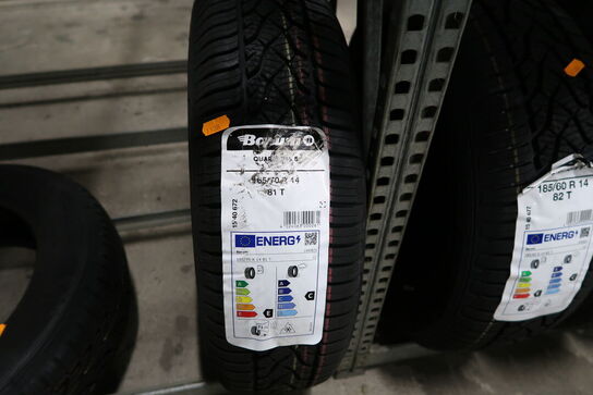 2 stk. dæk BARUM 165/70R14 81T