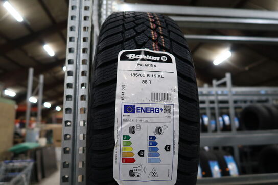 3 stk. dæk BARUM 185/65R 15 88T