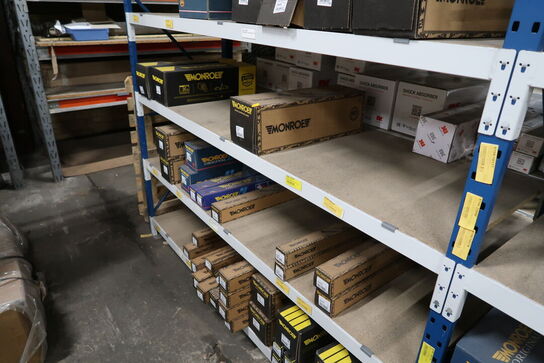 Indhold i 3 fag lagerreoler 