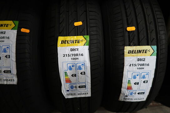 4 stk. dæk DELINTE 215/70R16 100H