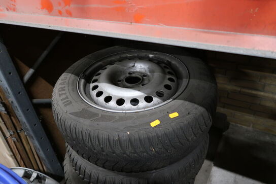 4 stk. dæk med stålfælge