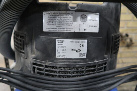 Industristøvsuger ALTO ATTIX 965-21 SD XC
