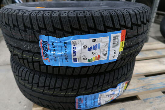 2 stk. dæk SUPERIA 225/65R17 102 H